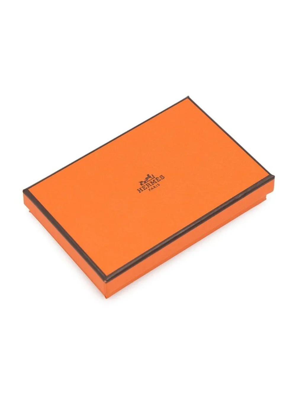 Hermes Coin Purse Calvi Duo Barenia Silver Faubourg